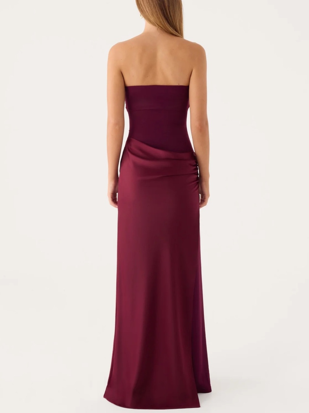 Peppermayo Strapless Plum Maxi Dress - Picture 4 of 15